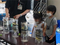 熊本市水の科学館で「水」について体験学習